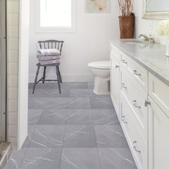 10pcs Peel & Stick Waterproof Floor Tiles for Kitchen Bathroom Living Room