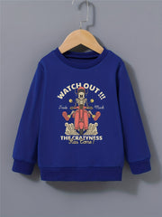 Halloween Kid's Sweatshirt Long Sleeve Top Crew Neck Pullover
