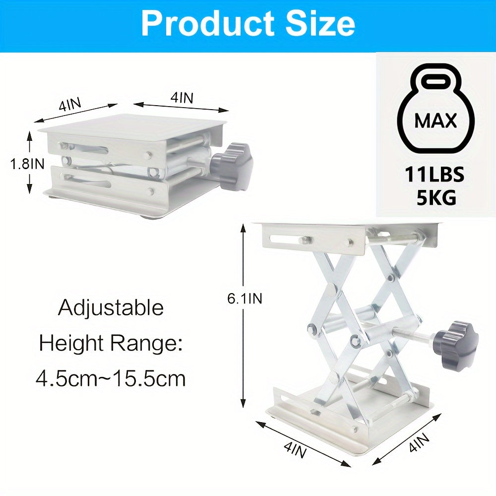 Stainless Steel Lab Jack Stand Table Lift 10 16 10