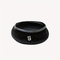 Vintage Velvet Beret Cap Classic Octagonal Hat for Women