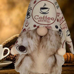 Coffee Doll Plush Gnome Faceless Puppet Ornaments