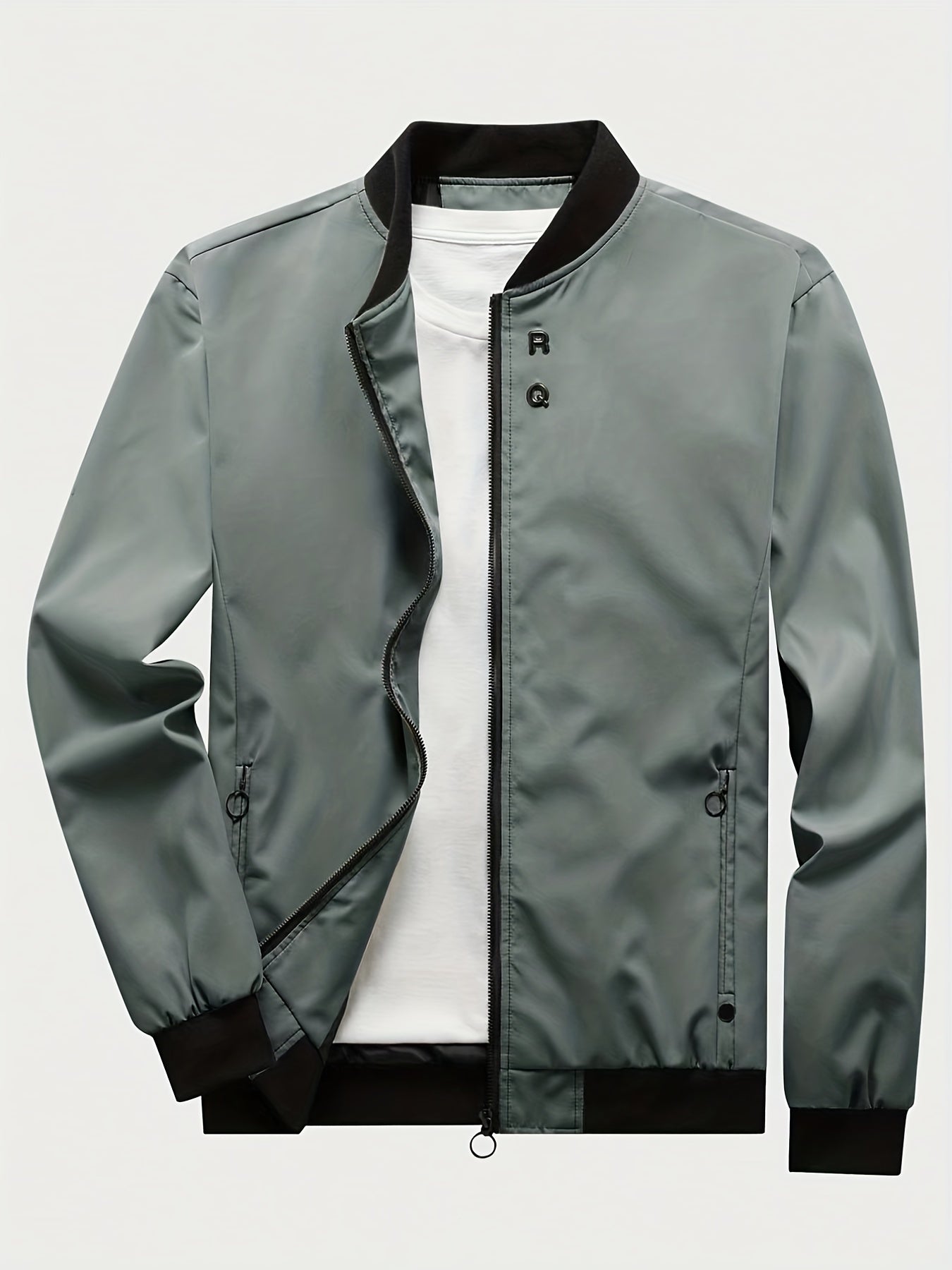 Men's Lightweight Windbreaker Jacket Zip Up Coat
