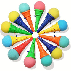 Ice Cream Shooters Toy Squeeze Game Foam Ball Launcher