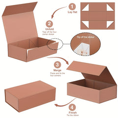 Magnetic Closure Gift Box 22x17x10 cm - Ideal for Father's & Mother's Presents