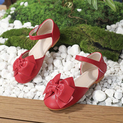 Bowknot Sandals Girls Lightweight Dress Shoes Party Wedding
