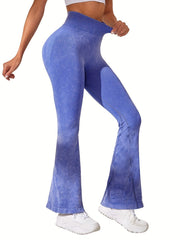 High Stretch Flare Leg Sports Pants Women's Activewear