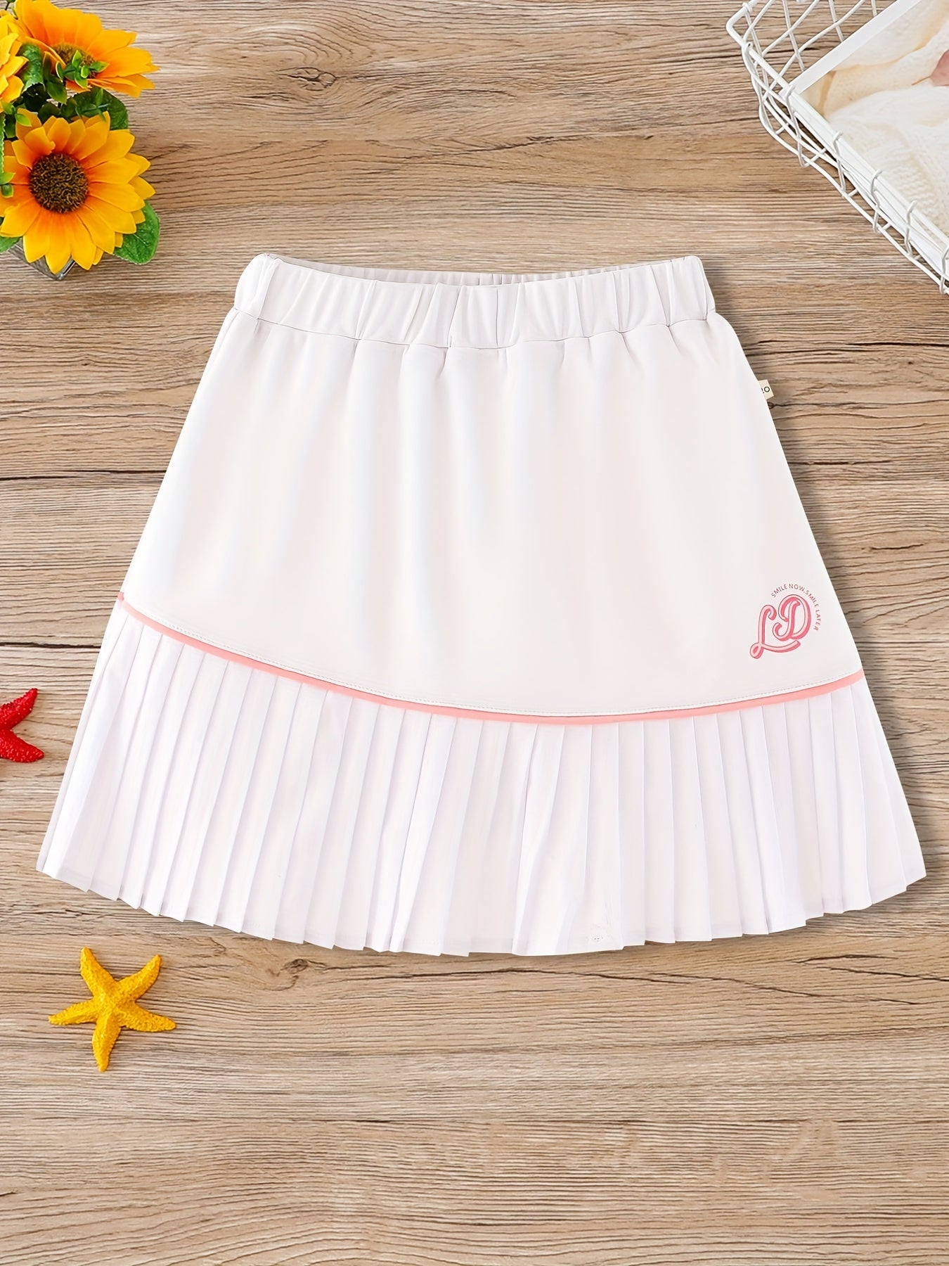 Girls Activewear Skort Pleated Tennis Golf Skorts Athletic High Waisted