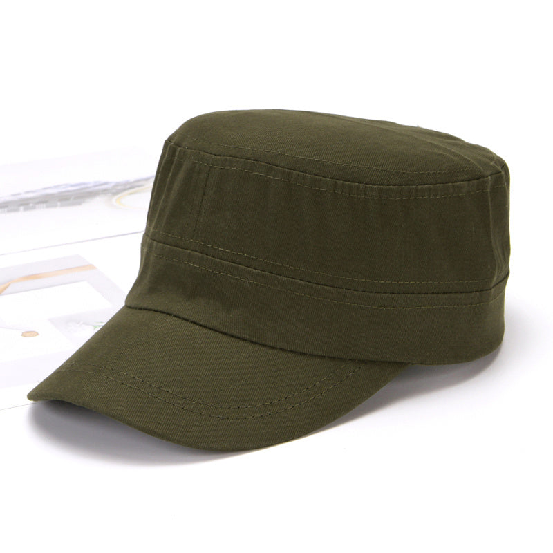 Men's Flat Top Hat Outdoor Sunscreen Sunshade