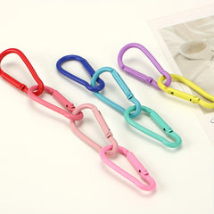 10pcs Colorful Hanging Buckle for Outdoor Camping Sports
