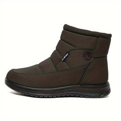 Faux Fur Snow Boots Waterproof Round Toe Women's Footwear