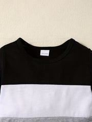 Boys Long Sleeve Sweatshirt & Sweatpants Set for Spring/Autumn