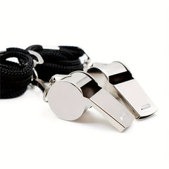3pcs Stainless Steel Whistles Set for Sports Competitions