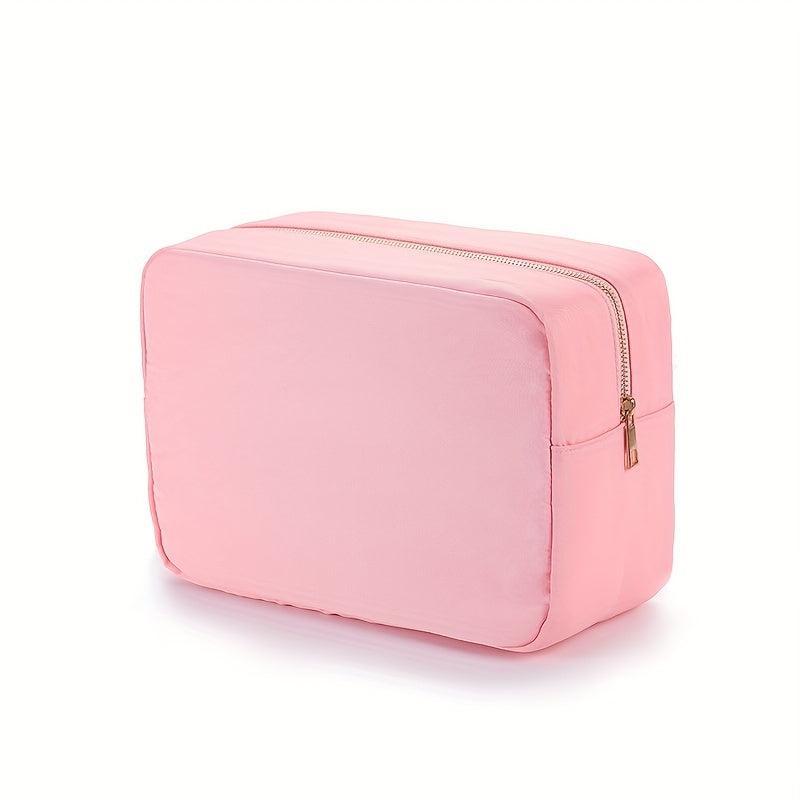 Waterproof Nylon Makeup Bag Travel Cosmetic Organizer Pouch with Zipper