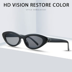 Cat Eye Sunglasses For Women Men Kpop Photo Booth Props Glasses UV400