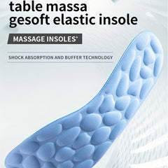 1pair 5D Massage Memory Foam Insoles Sport Running Insoles