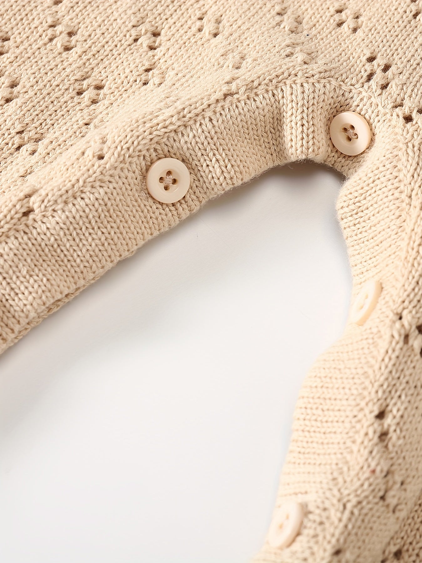 Baby Hollow Out Sweater Romper Newborn Knitted Jumpsuit