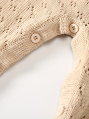 Baby Hollow Out Sweater Romper Newborn Knitted Jumpsuit