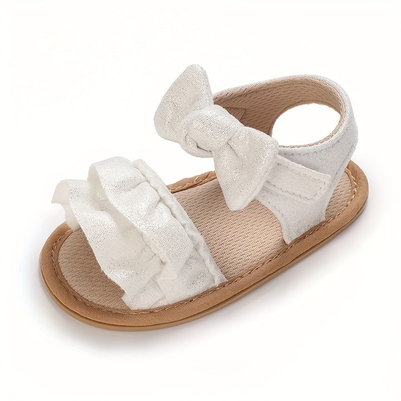 Bowknot Open Toe Sandals For Baby Girls