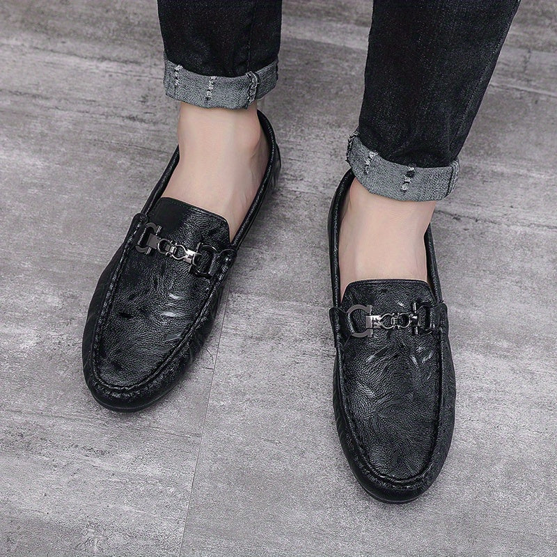 Men's Moc Toe Loafer Shoes Slip On Driving Shoes Men's Shoes