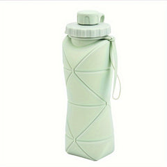 Silicone Collapsible Water Bottle Leak Proof Reusable BPA-Free