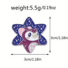 Men s Owl Brooch Large Eye Enamel Brooch Handbag Backpack Jewelry Accessories