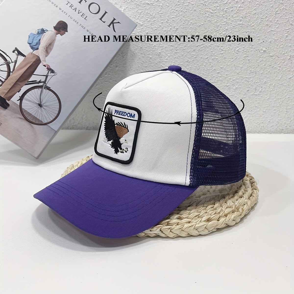 Eagle FREEDOM Animal Patch Men's Baseball Cap