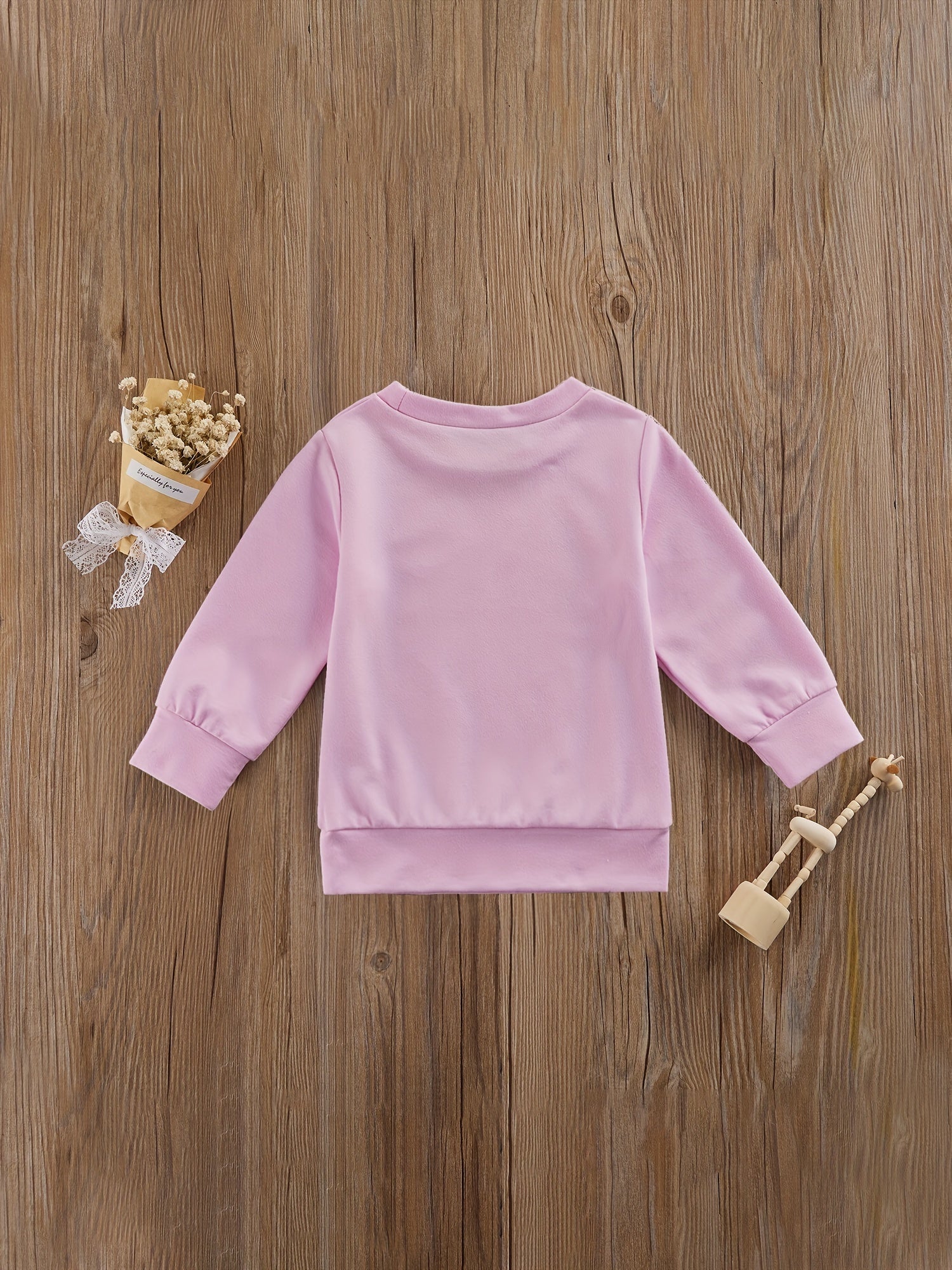 Toddler's Blessed Letter Sweatshirt Boy's Casual Pullover