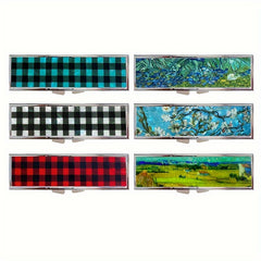 7 Compartment Metal Pill Organizer, Daily Vitamin Storage Case for Travel