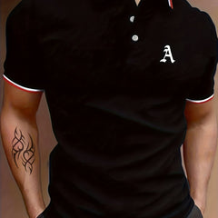 Classic A Print Men's Polo Shirt