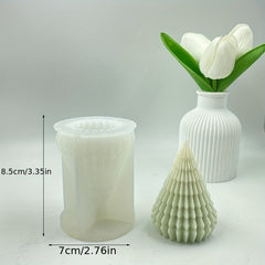 3D Christmas Tree Candle Mold - 7 Styles Silicone Mold For Candle Making