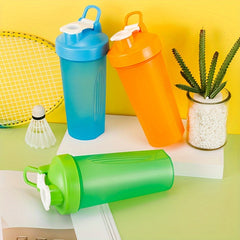 600ml Protein Powder Shaking Water Cup - Outdoor Sports Fitness Bottle