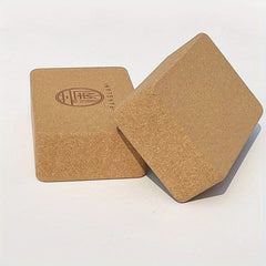 Cork Yoga Brick High Density Support for Yoga Pilates Stretching