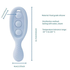 Baby Teether for Learning and Soothing, BPA-Free Silicone