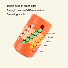 Magic Bean Puzzle and Spinner Pen Holder Cube Toy