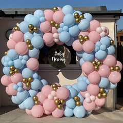 190pcs Maca Pink Balloon Garland Set for Magical Moments