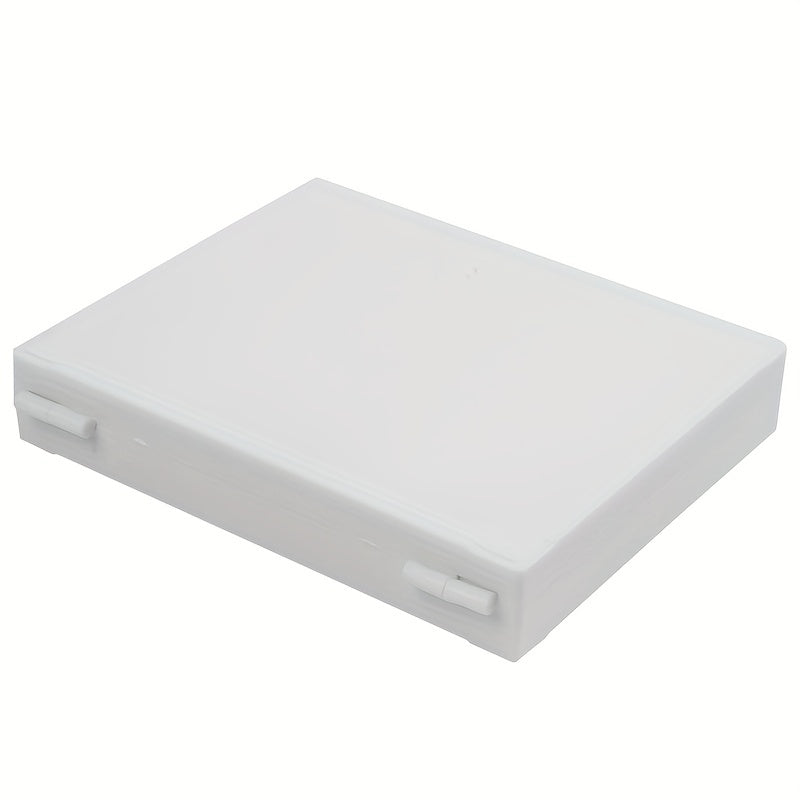 100pcs Biology Glass Microscope Slides Storage Box Case Plastic