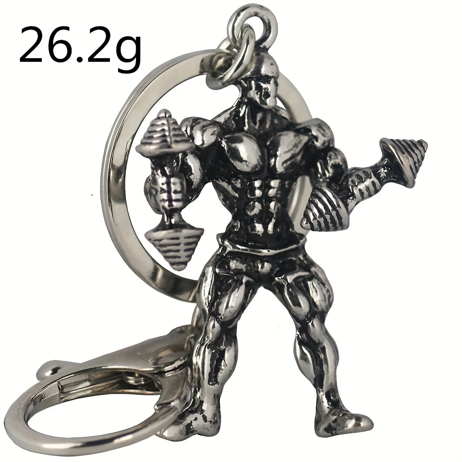 Sports Fitness Metal Keychain Bag Pendant Gift Men Boyfriend