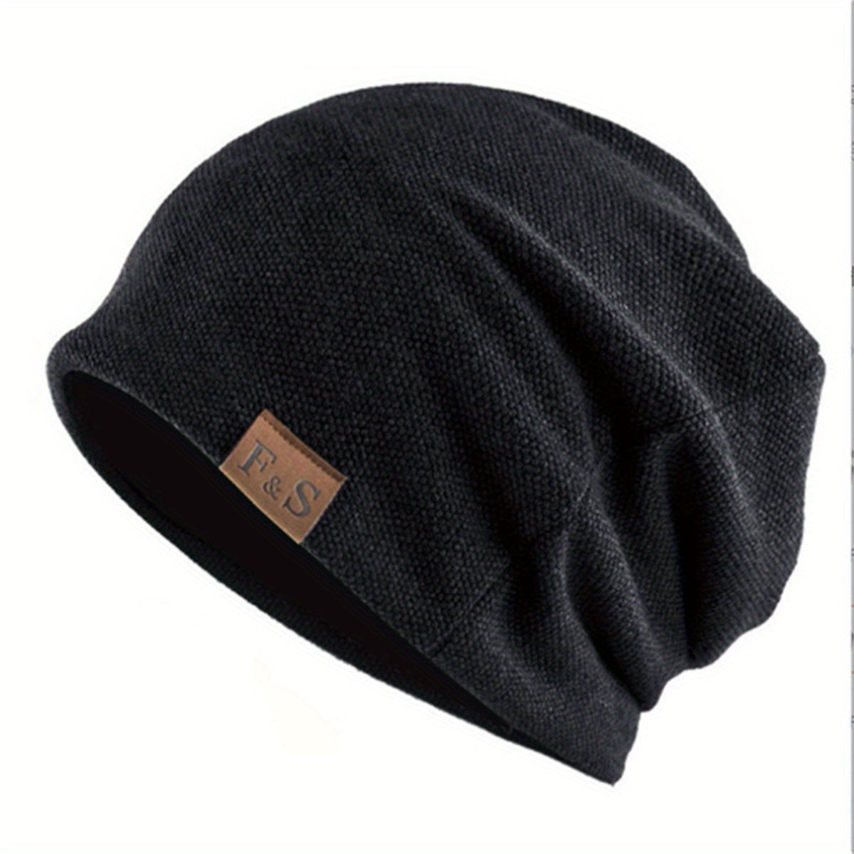 Spring Warm Beanies Knitted Solid Casual Soft Knitting