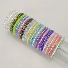 Spiral Hair Ties Ponytail Holders Coil Hair Ties for Girls Women