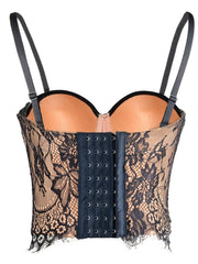 Lace Bustier Corset Top Tummy Control Body Shaper