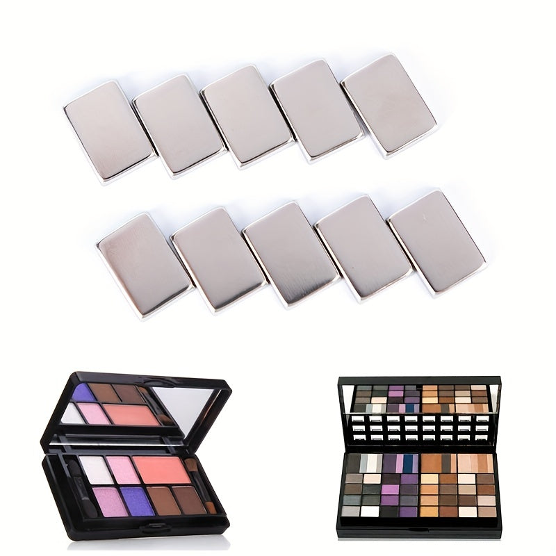10pcs Aluminum Eyeshadow Pans Travel Storage Empty Tin Cases