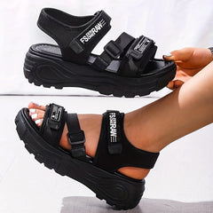 Women's Casual Sports Sandals Comfortable Open Toe Outdoor Slippers Soft Bottom
