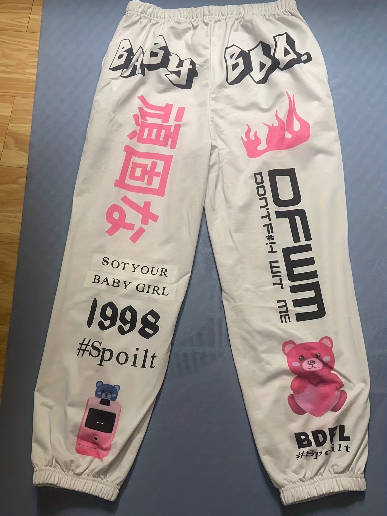 Y2K Streetwear Sweatpants Casual Sports Pants Women's Clothing