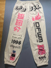 Y2K Streetwear Sweatpants Casual Sports Pants Women's Clothing