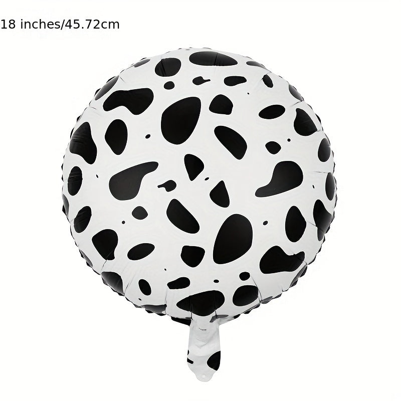 4pcs Cow Balloons Farm Party Balloons Birthday Balloons Decor