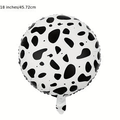 4pcs Cow Balloons Farm Party Balloons Birthday Balloons Decor