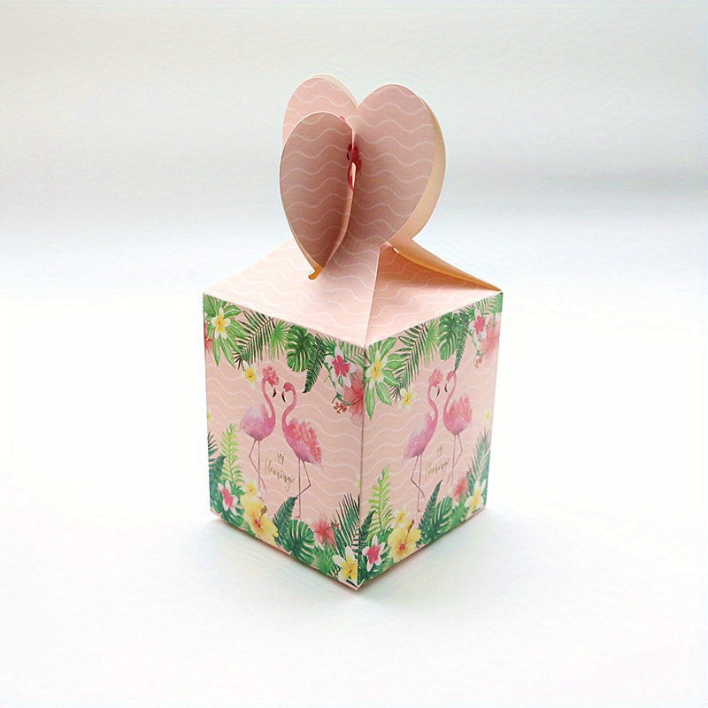 6pcs Mermaid Flamingo Racing Car Favor Boxes