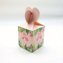 6pcs Mermaid Flamingo Racing Car Favor Boxes
