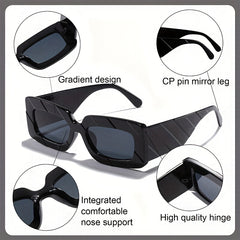 Men's Hip Hop Sunglasses with Sun Protection