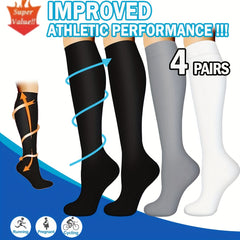 Copper Compression Socks For Women Men 15-20 Mmhg Knee High Socks